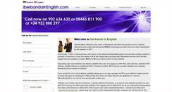 Desktop Screenshot of iberbandainenglish.com