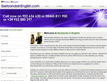 Tablet Screenshot of iberbandainenglish.com